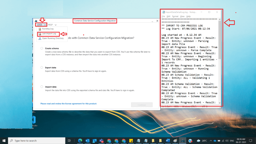 Import Data File into Dynamics D365 Environment using Data Migration Utility
